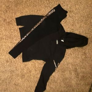 Pink Bling tights n hoody